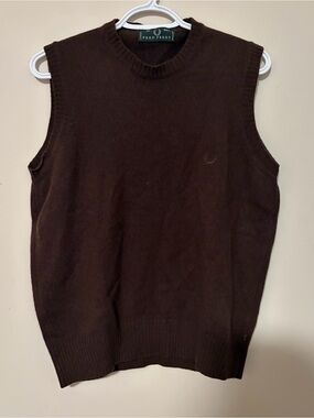 vintage fred perry wool vest